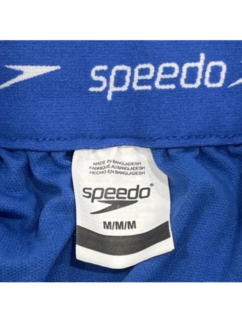 Speedo Mens Swim Shorts Blue Black Green Trunks Surf Ocean Tropical Size Medium